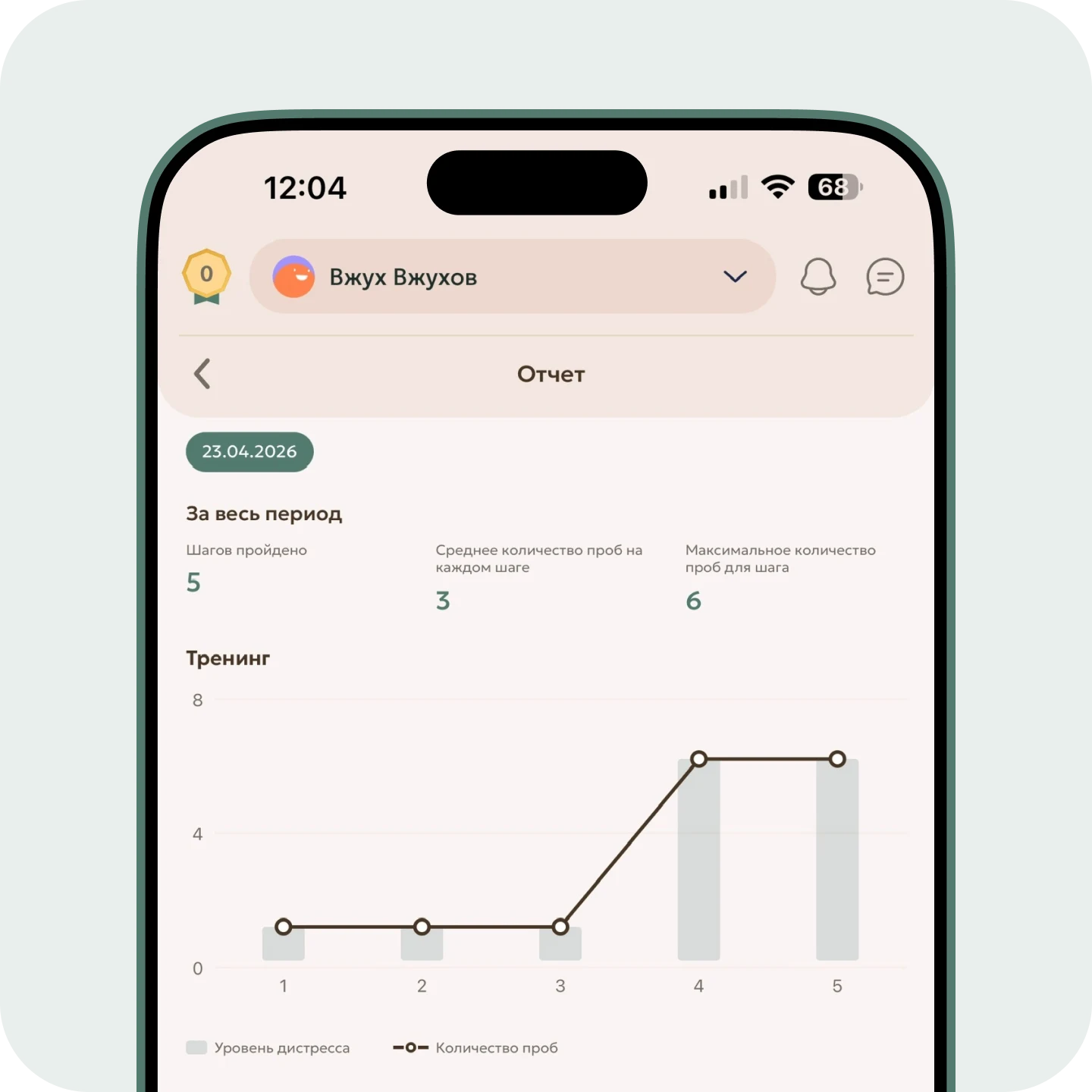 Clear progress tracking